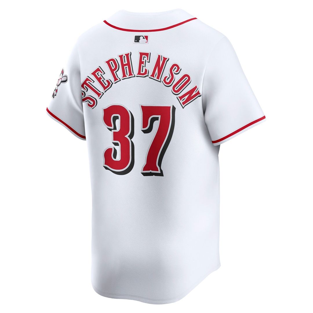 Cincinnati Reds Tyler Stephenson Home Limited Jersey - White
