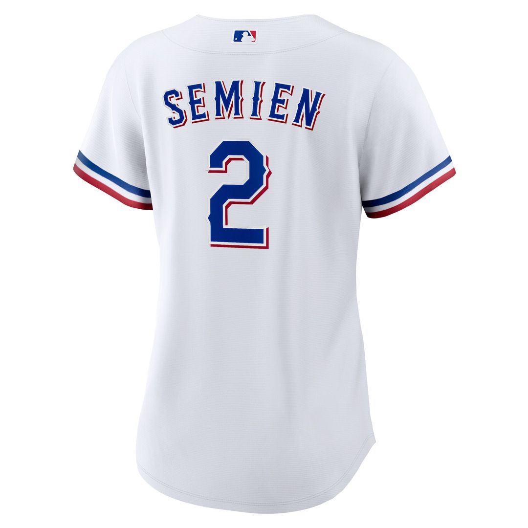 Texas Rangers Marcus Semien Women's Home Replica Jersey - White