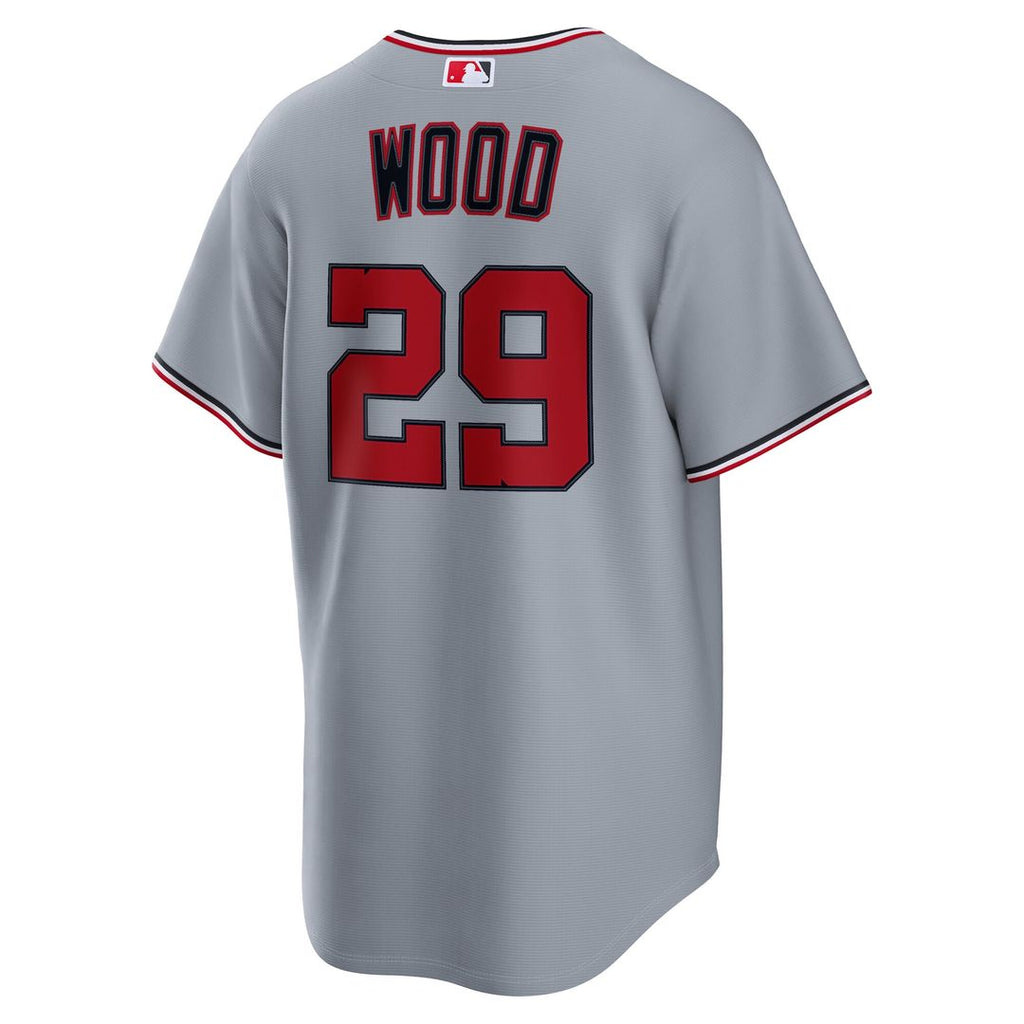 Washington Nationals James Wood Road Replica Jersey - Gray