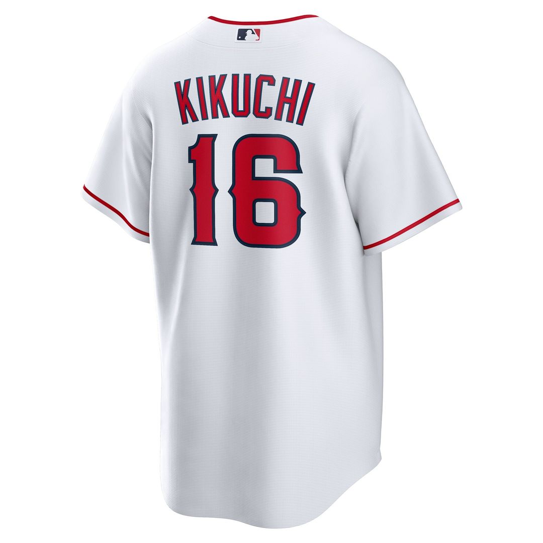 Los Angeles Angels Yusei Kikuchi Home Replica Jersey - White