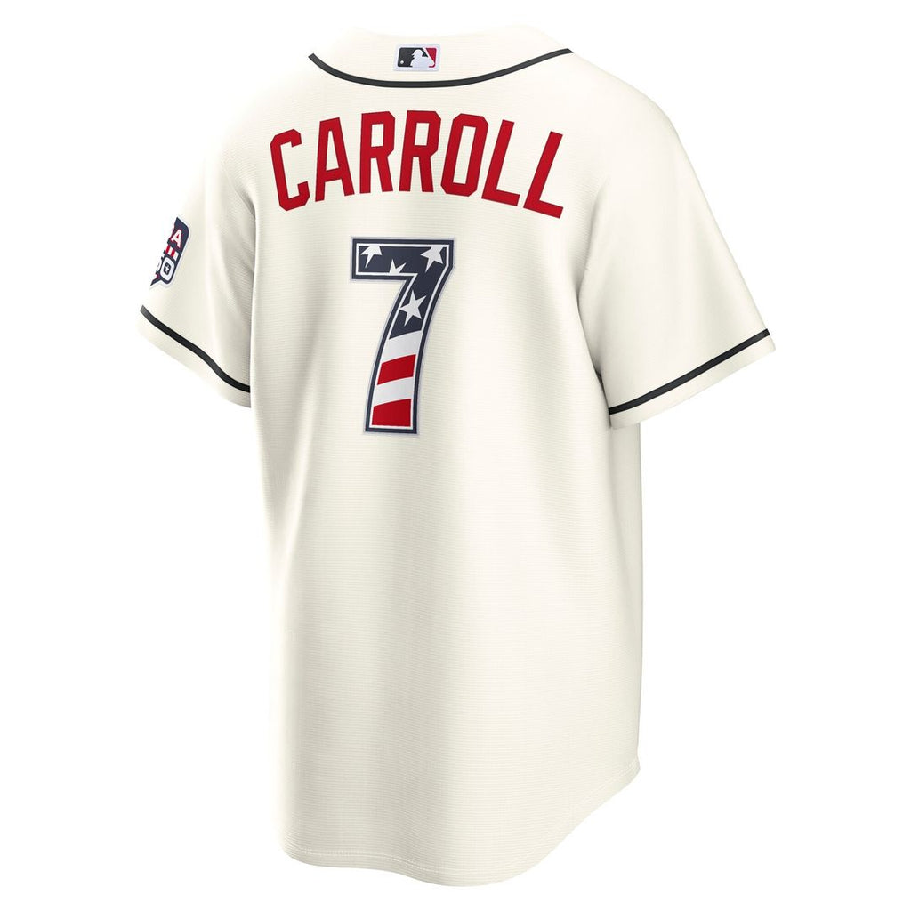 Arizona Diamondbacks Corbin Carroll USA 250 Fourth of July Home Stadium Jersey - Cream