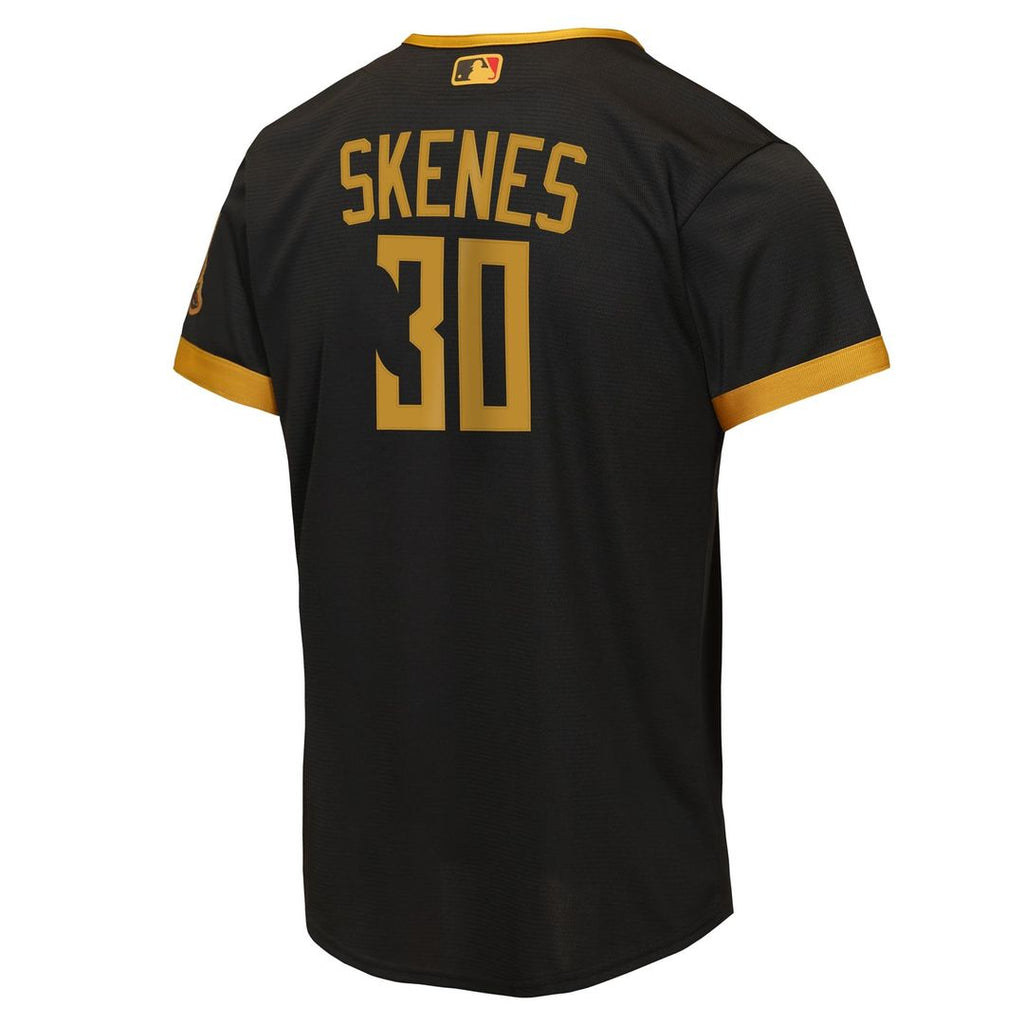 Pittsburgh Pirates Paul Skenes Youth 2026 City Connect Stadium Jersey - Black