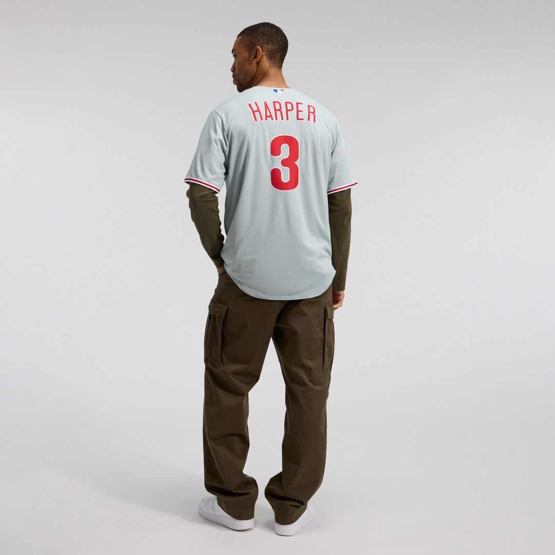 Philadelphia Phillies Bryce Harper Road Replica Jersey - Gray