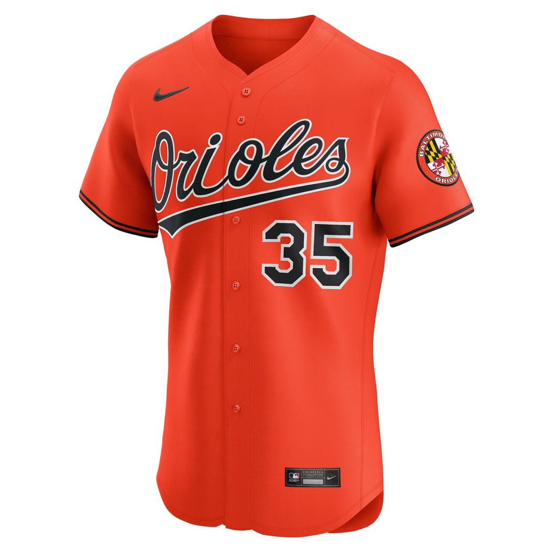 Baltimore Orioles Adley Rutschman Alternate 2 Elite Jersey - Orange