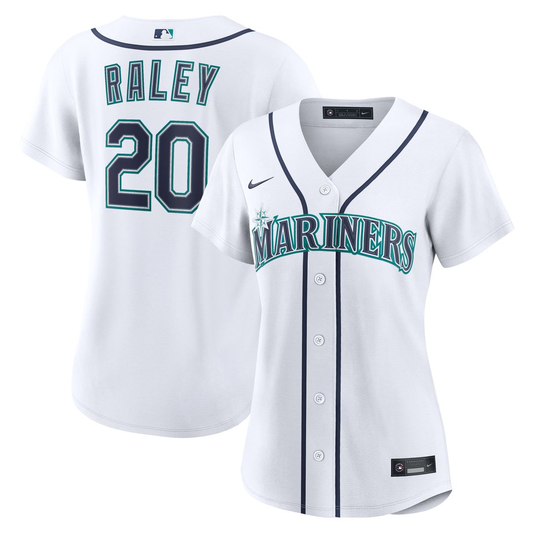 Seattle Mariners Luke Raley Women's Home Replica Jersey - White