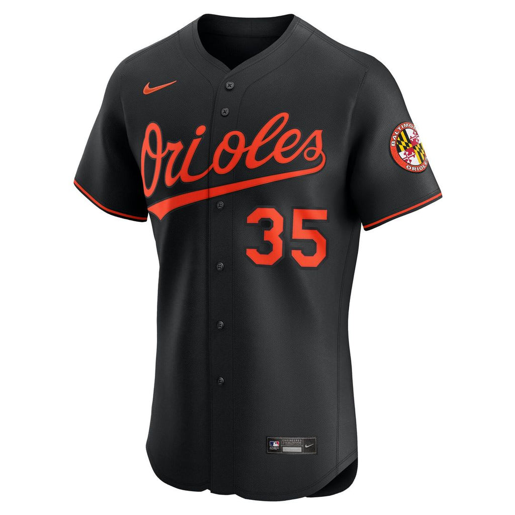 Baltimore Orioles Adley Rutschman Alternate Elite Jersey - Black