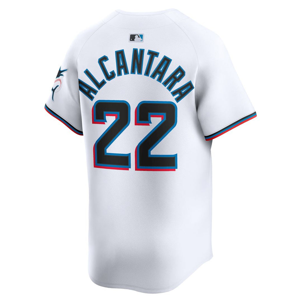 Miami Marlins Sandy Alcantara Home Limited Jersey - White