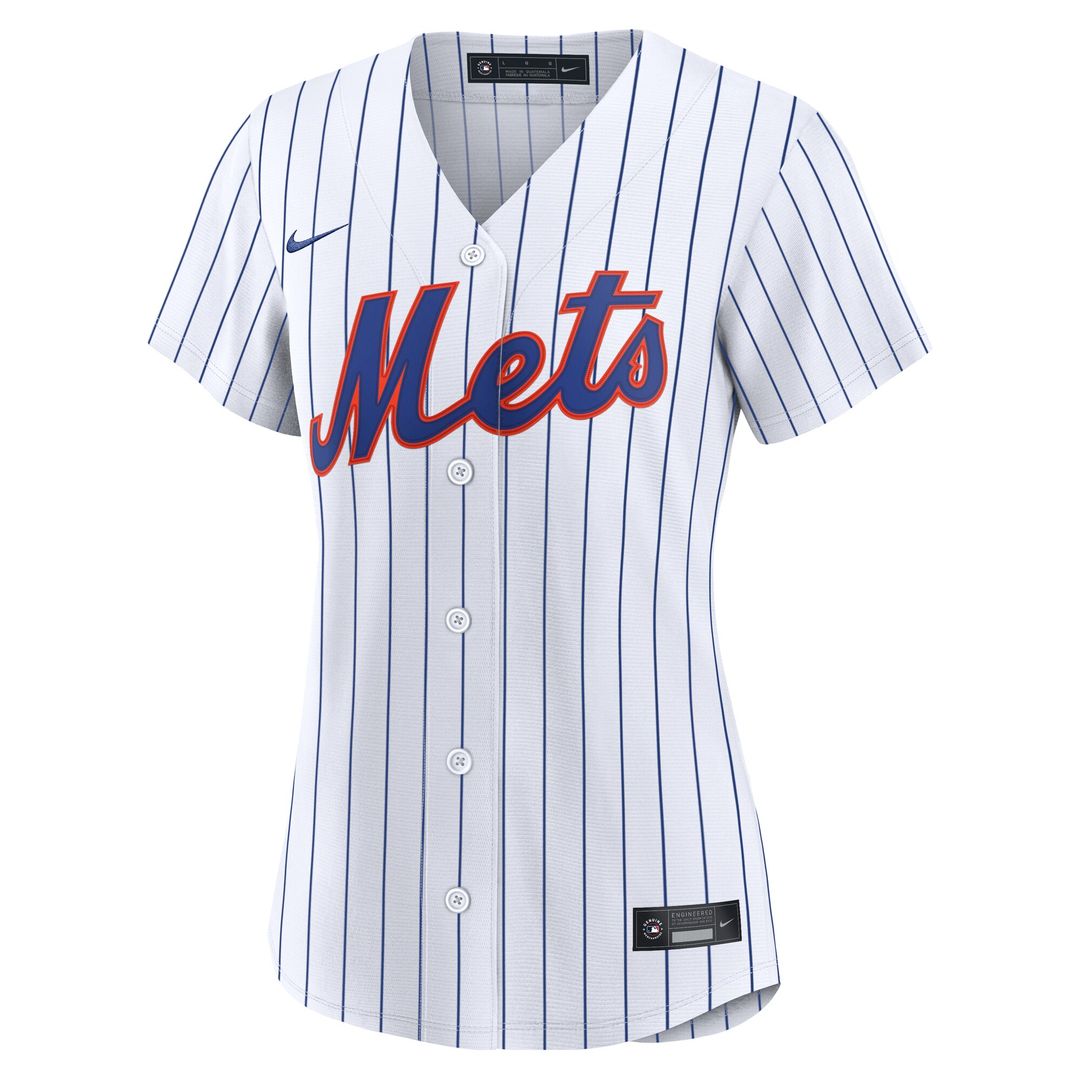 New York Mets Francisco Lindor Women's Home Replica Jersey - White