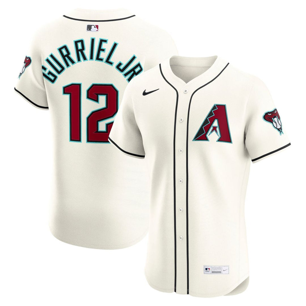 Arizona Diamondbacks Lourdes Gurriel Jr. Home Elite Jersey - Cream