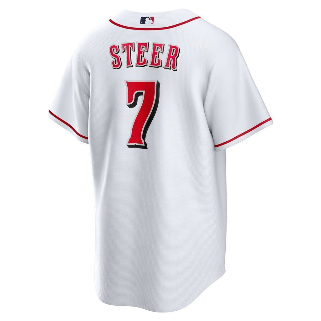 Cincinnati Reds Spencer Steer Home Replica Jersey - White