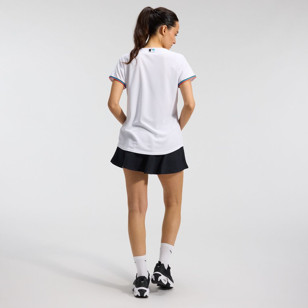 Miami Marlins Women's Replica Team Jersey - White