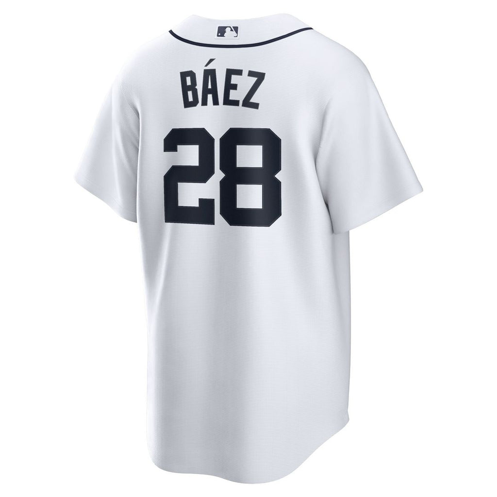 Detroit Tigers Javier Baez Home Replica Jersey - White