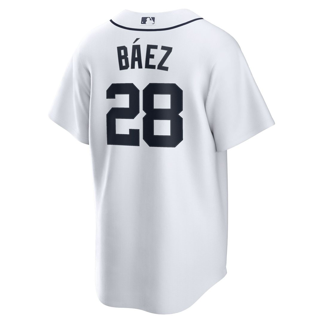 Detroit Tigers Javier Baez Home Replica Jersey - White