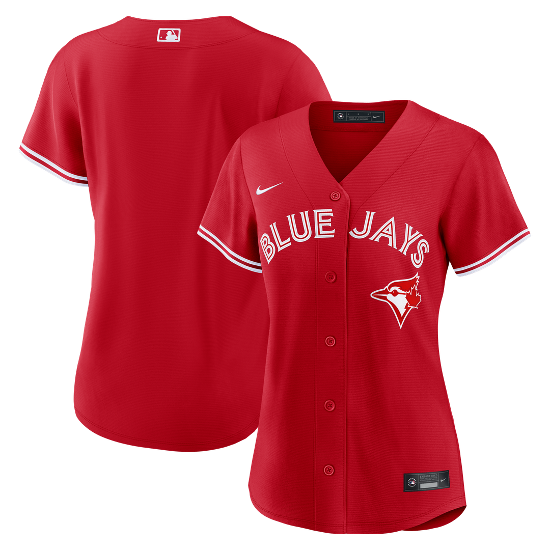 Toronto Blue Jays Women's Alternate Replica Jersey - Red