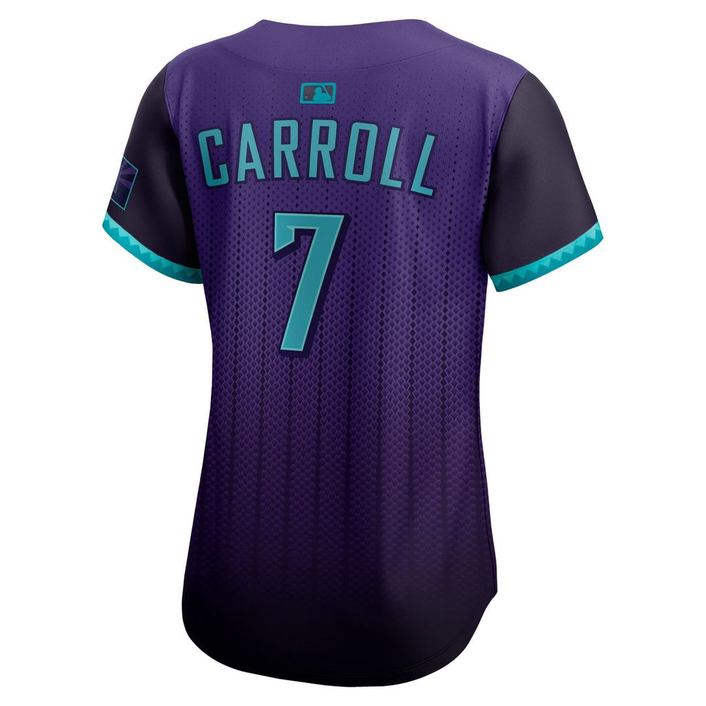 Arizona Diamondbacks Corbin Carroll Women's 2025 City Connect Limited Jersey - Purple