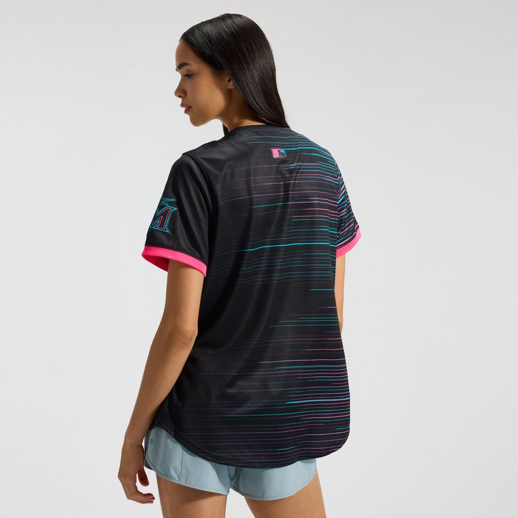 Miami Marlins Women's 2025 City Connect Limited Jersey - Black