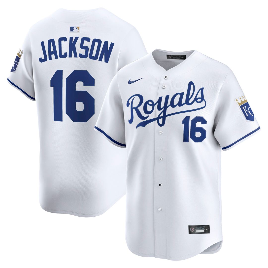 Kansas City Royals Bo Jackson Home Limited Jersey - White