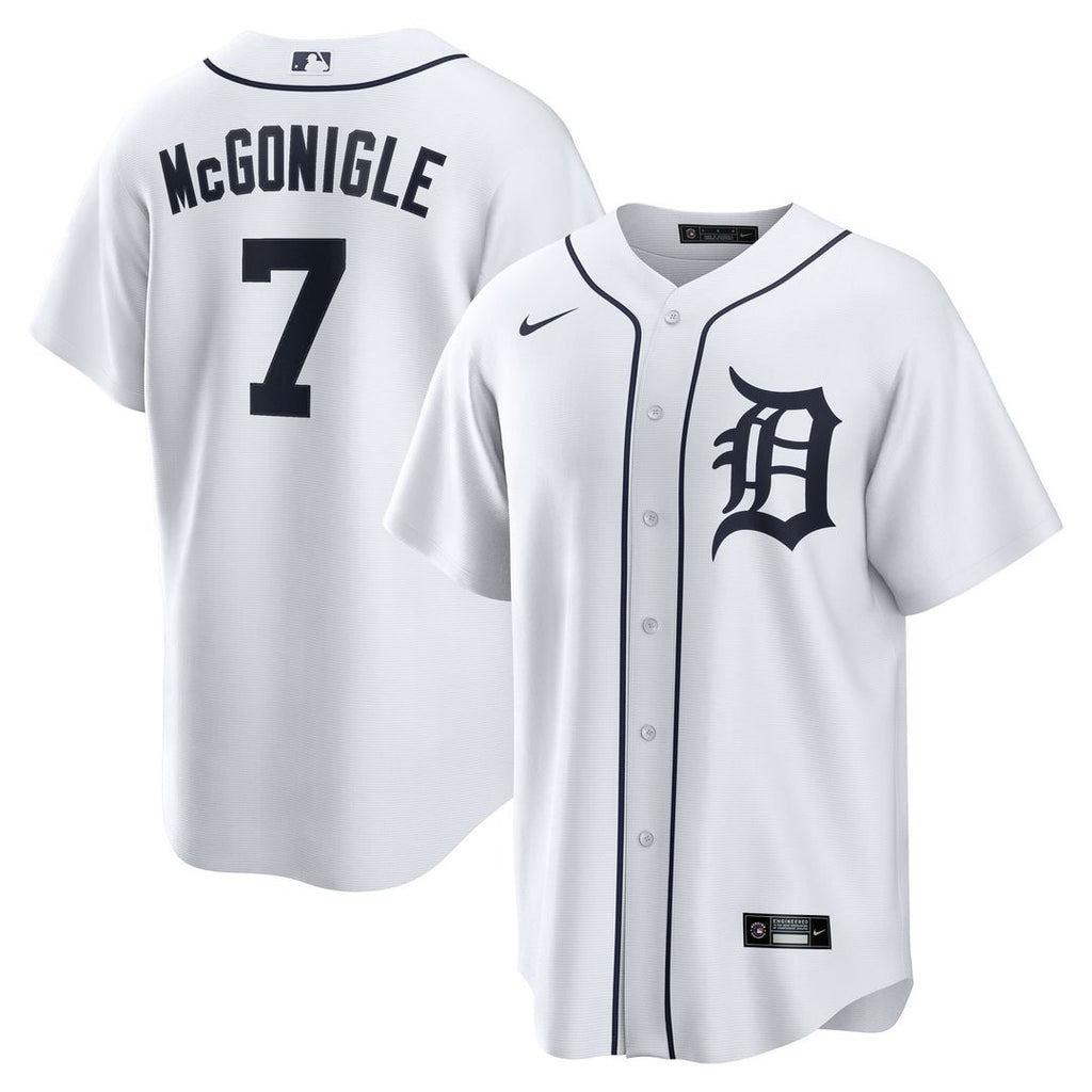 Detroit Tigers Kevin McGonigle Home Replica Jersey - White