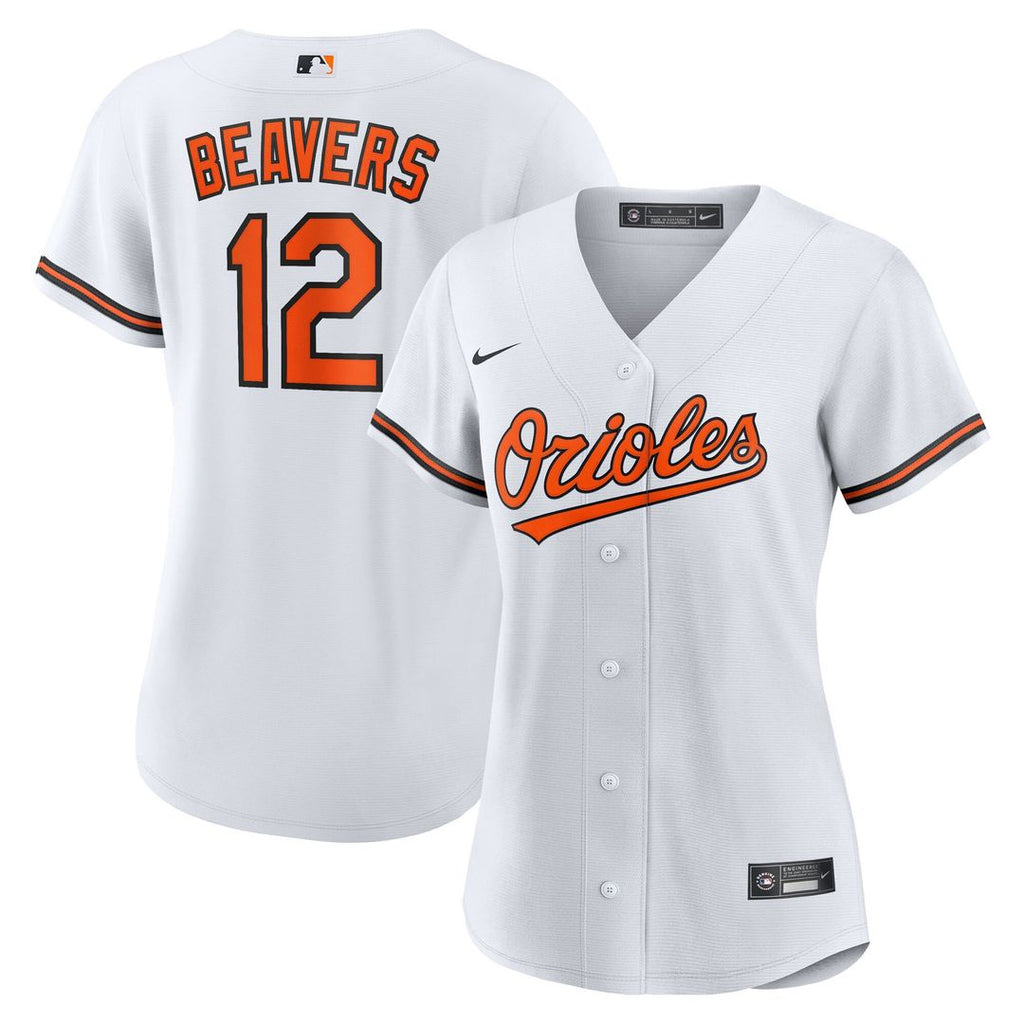 Baltimore Orioles Dylan Beavers Women's Home Replica Jersey - White