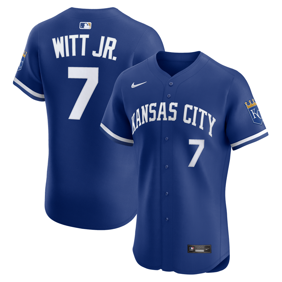 Kansas City Royals Bobby Witt Jr. Alternate 2 Elite Jersey - Royal
