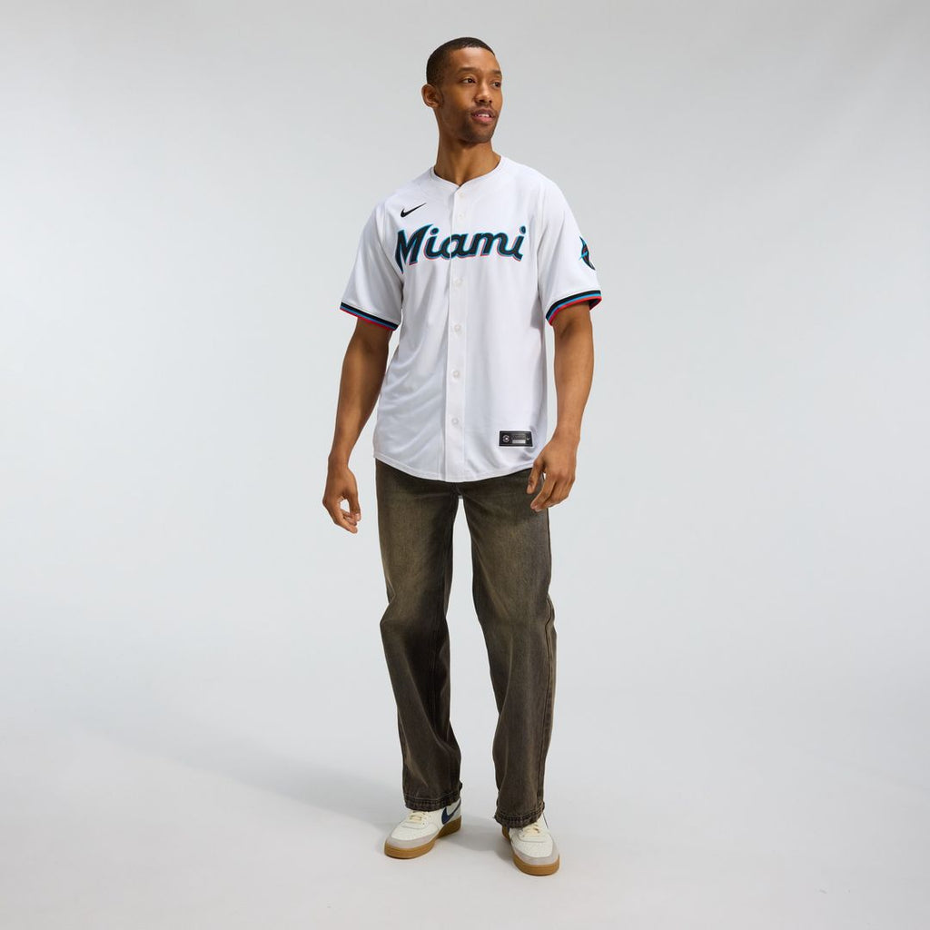 Miami Marlins Home Limited Jersey - White