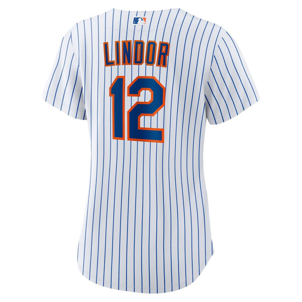 New York Mets Francisco Lindor Women's Home Replica Jersey - White