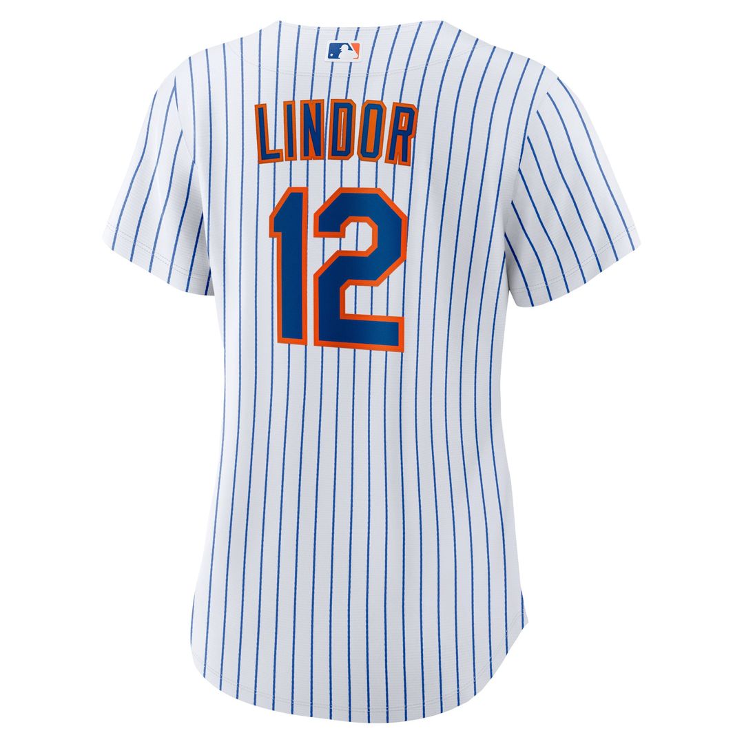 New York Mets Francisco Lindor Women's Home Replica Jersey - White