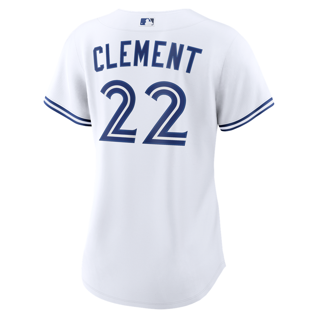 Toronto Blue Jays Ernie Clement Women's Home Replica Jersey - White