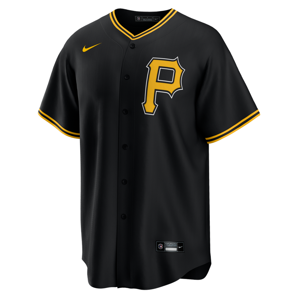 Pittsburgh Pirates Alternate Replica Team Jersey - Black