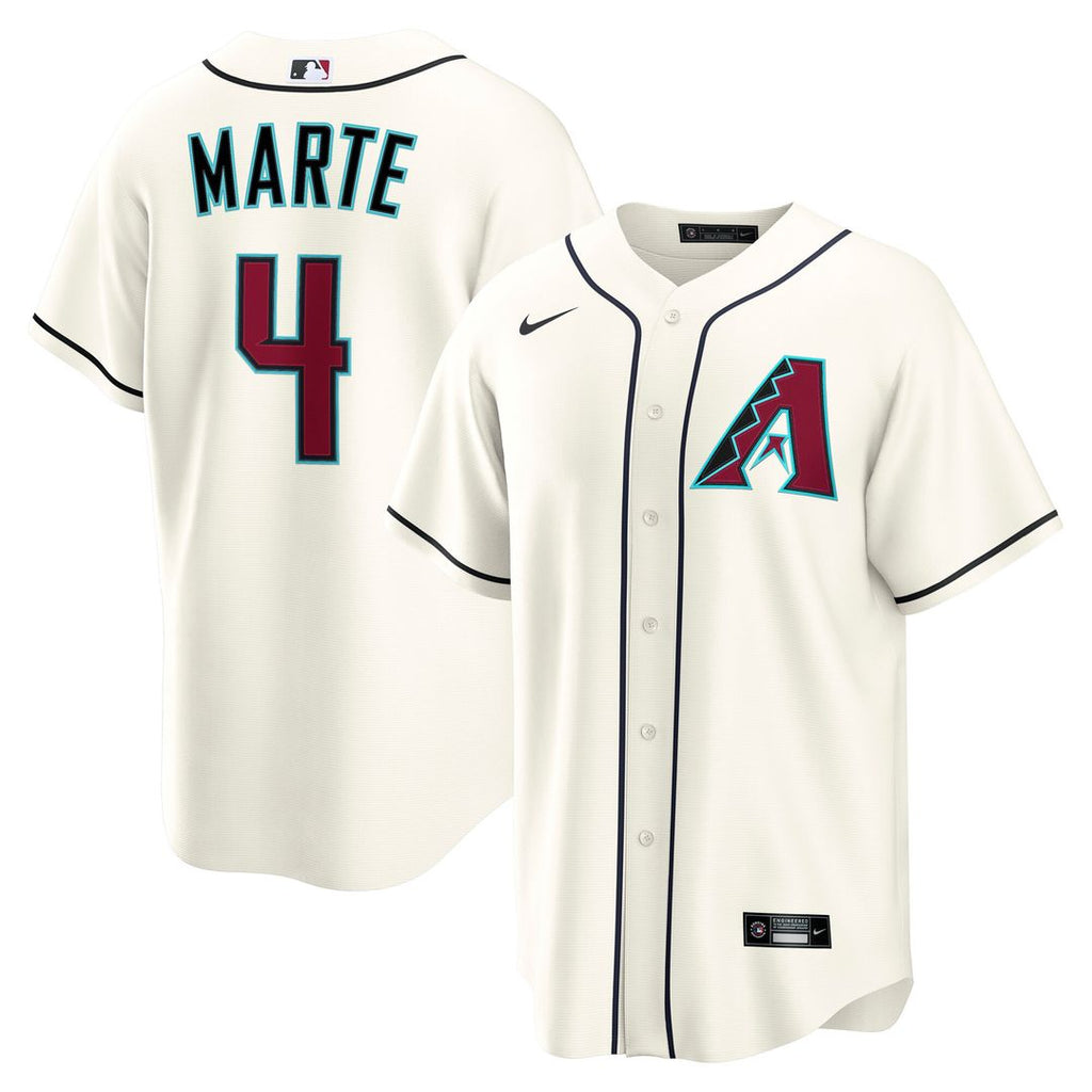 Arizona Diamondbacks Ketel Marte Home Replica Jersey - Cream