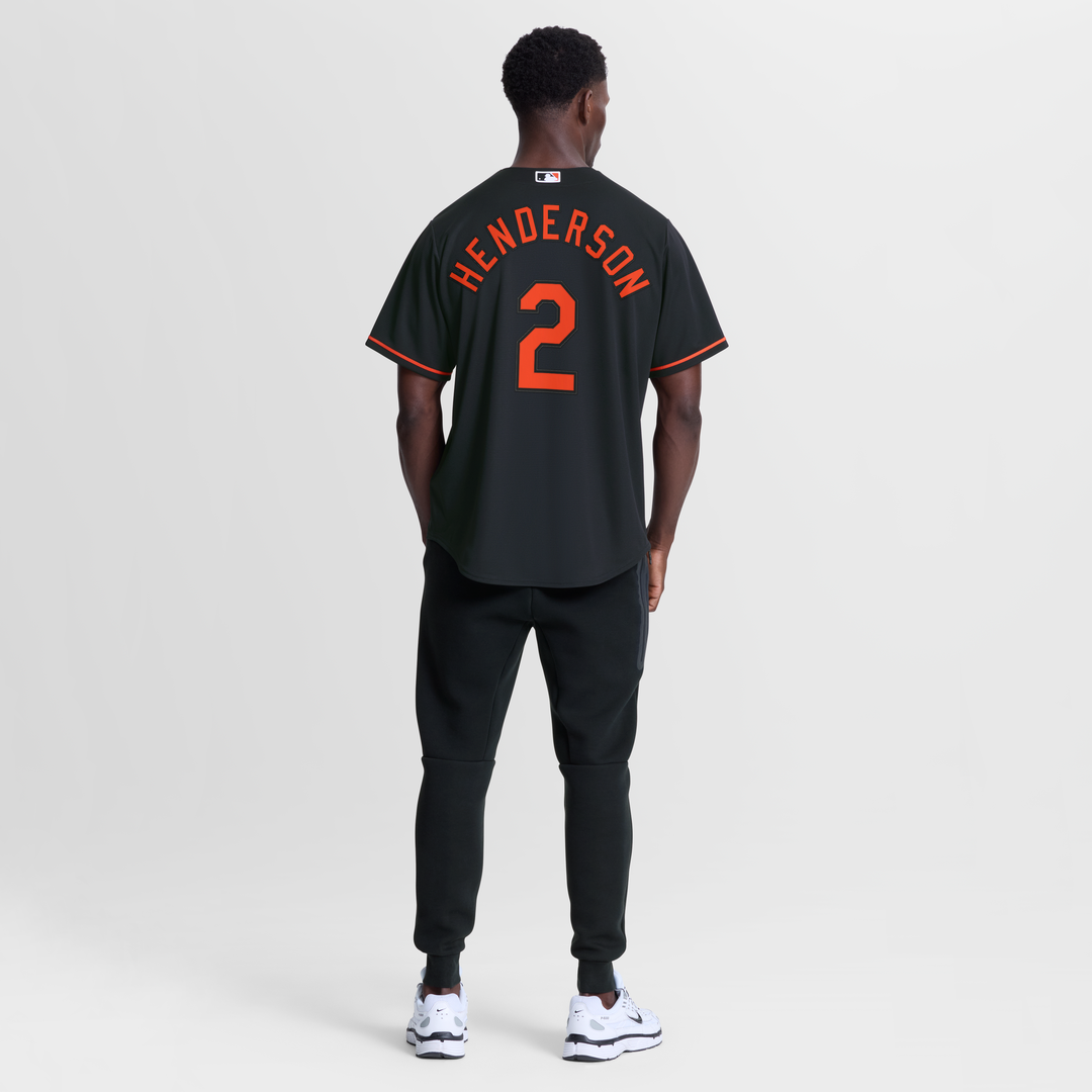 Baltimore Orioles Gunnar Henderson Alternate Replica Jersey - Black