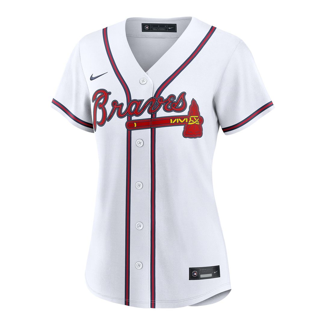 Atlanta Braves Spencer Schwellenbach Women's Home Replica Jersey - White