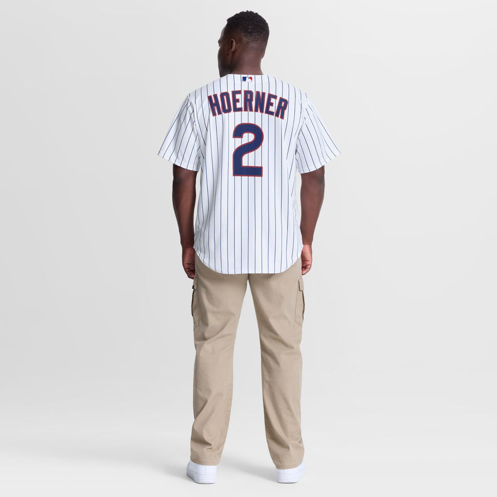 Chicago Cubs Nico Hoerner Home Replica Jersey - White