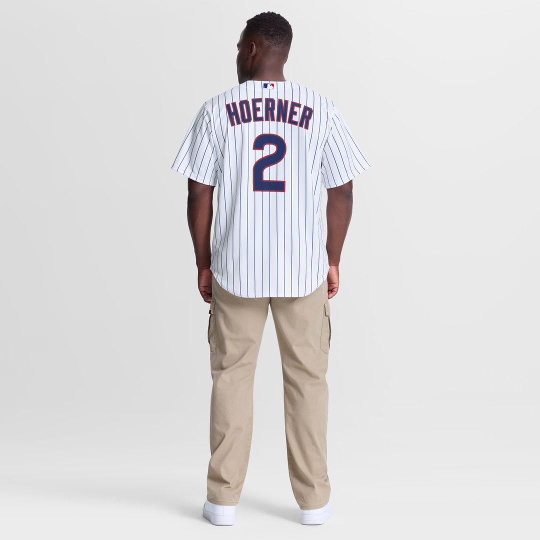 Chicago Cubs Nico Hoerner Home Replica Jersey - White