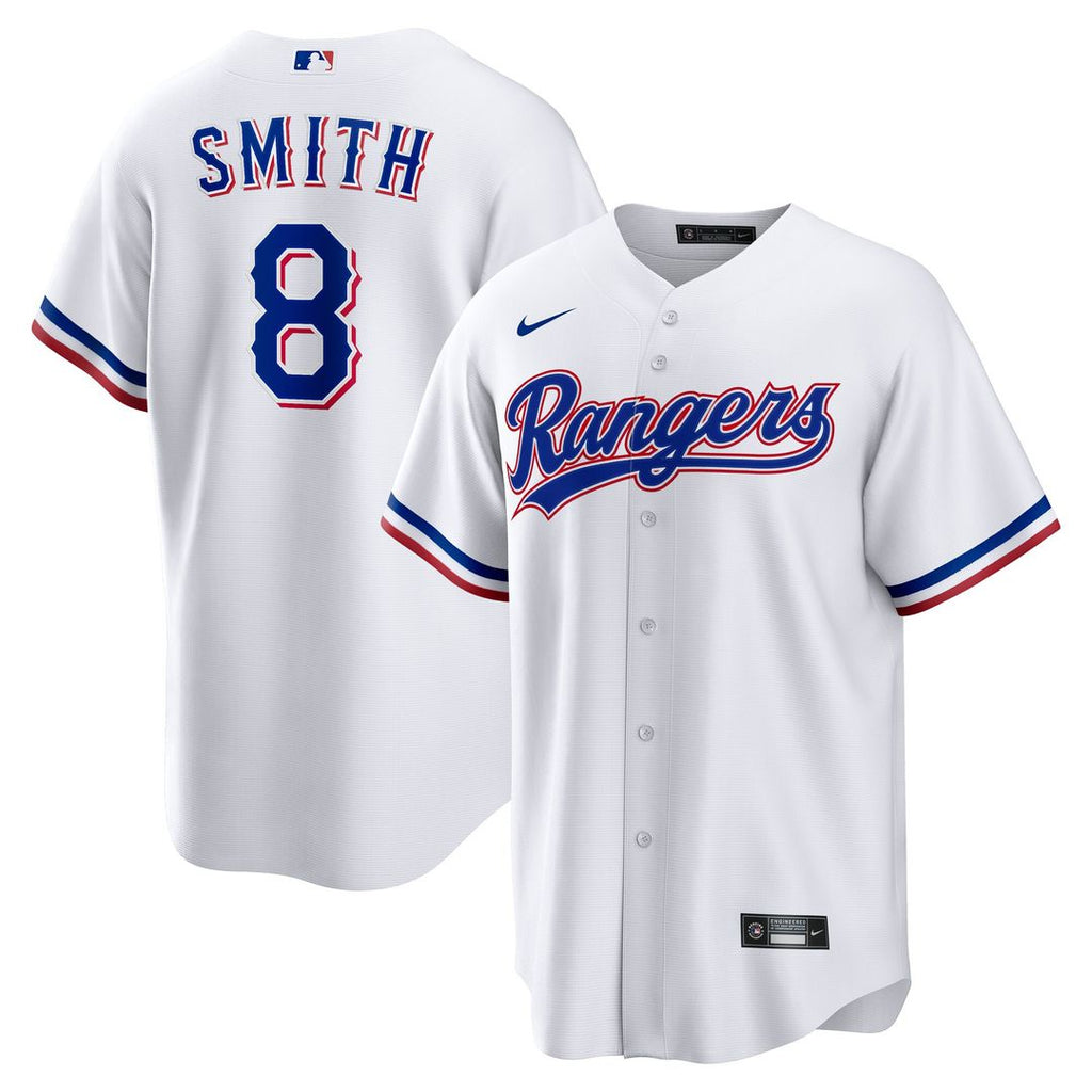 Texas Rangers Josh Smith Home Replica Jersey - White
