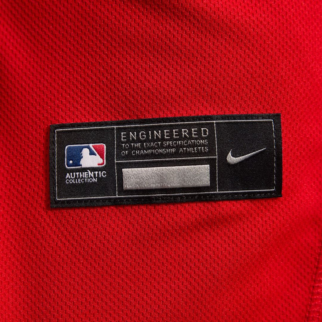 Cincinnati Reds Alternate Authentic Team Logo Jersey - Scarlet