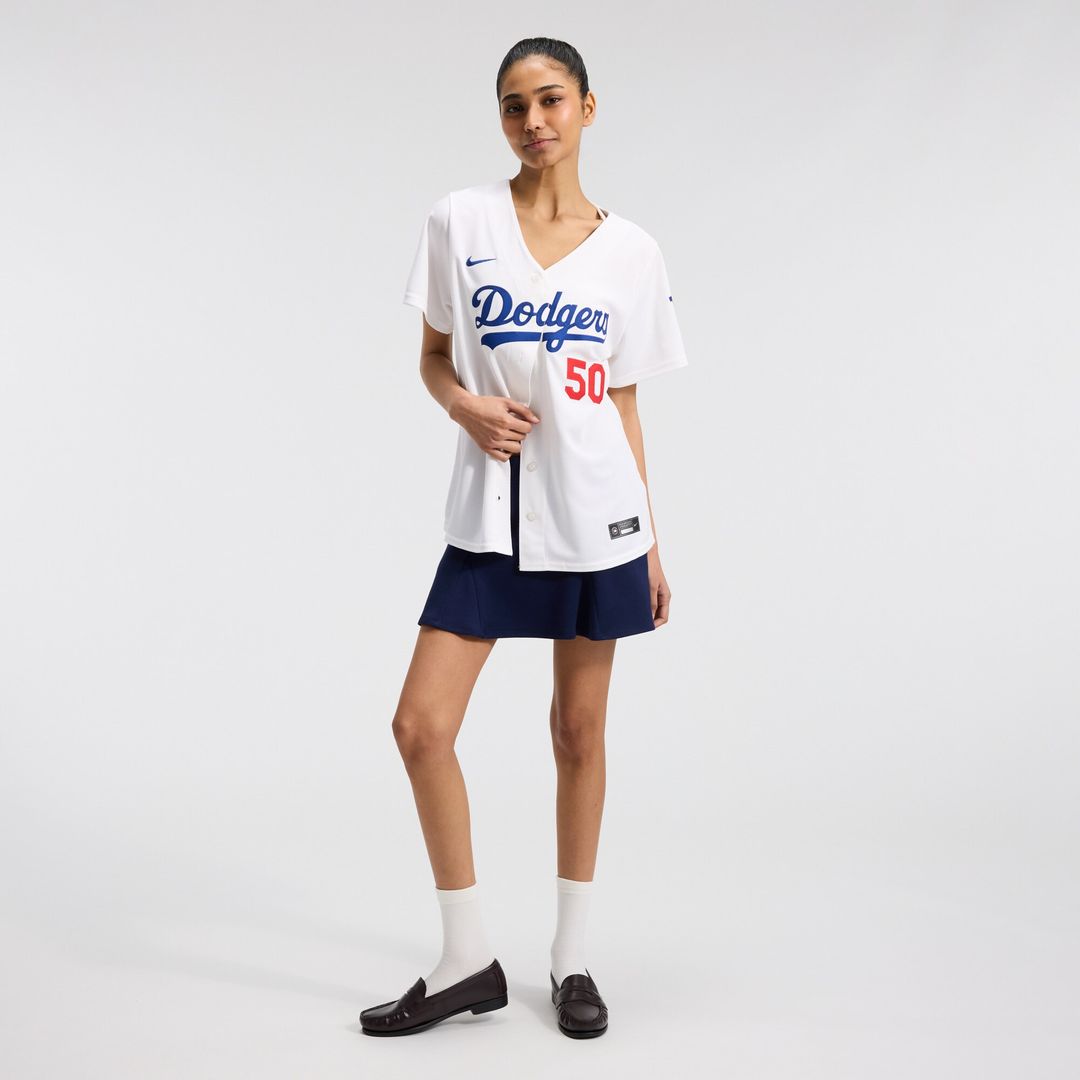 Los Angeles Dodgers Mookie Betts Women's Home Stadium Jersey - White