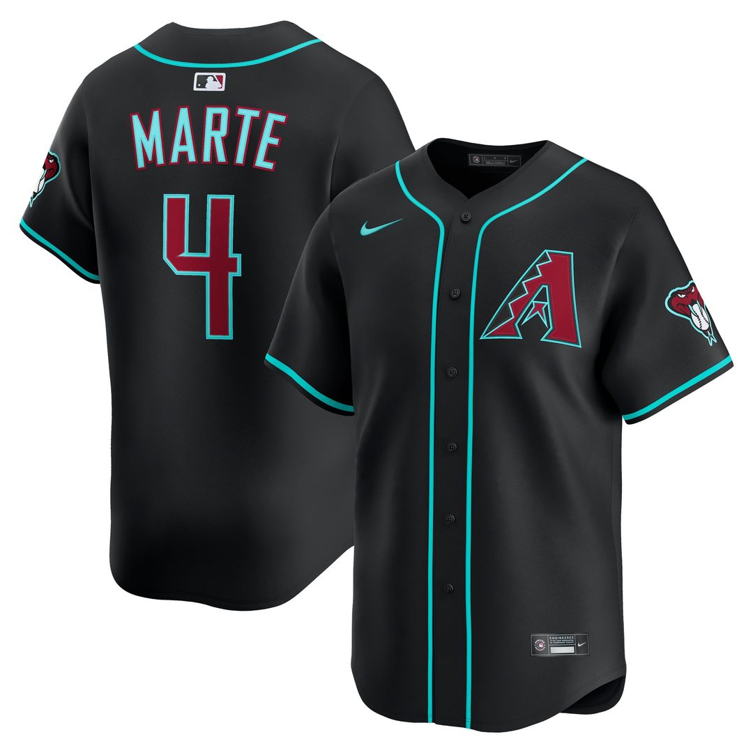 Arizona Diamondbacks Ketel Marte Alternate Limited Jersey - Black