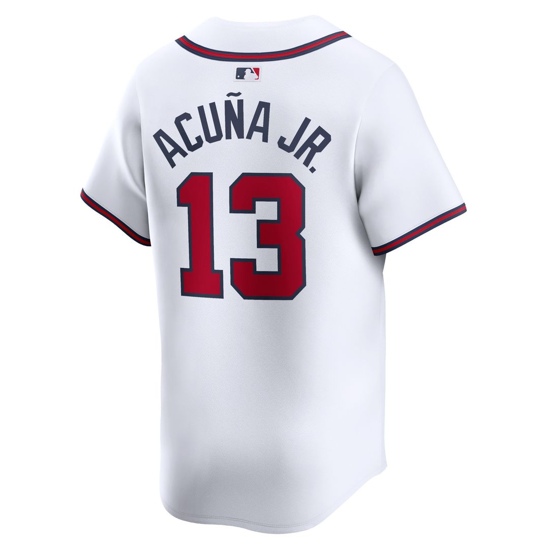 Atlanta Braves Ronald Acuña Jr. Home Limited Jersey - White