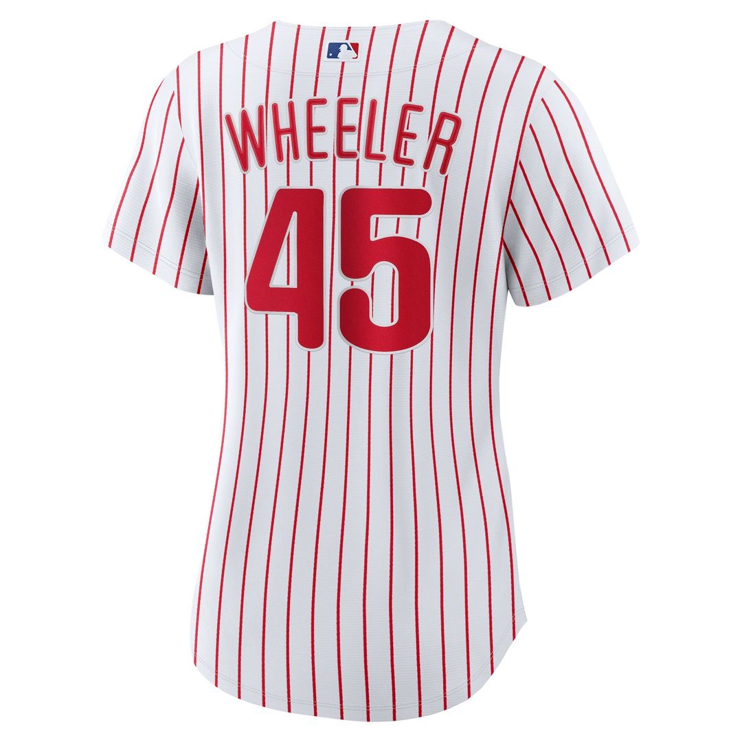 Philadelphia Phillies Zack Wheeler Women's Home Replica Jersey - White