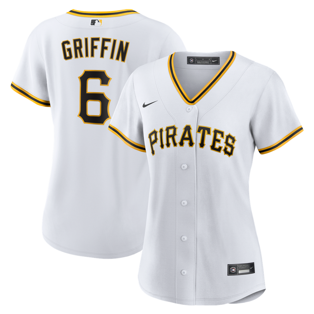 Pittsburgh Pirates Konnor Griffin Women's Home Replica Jersey - White