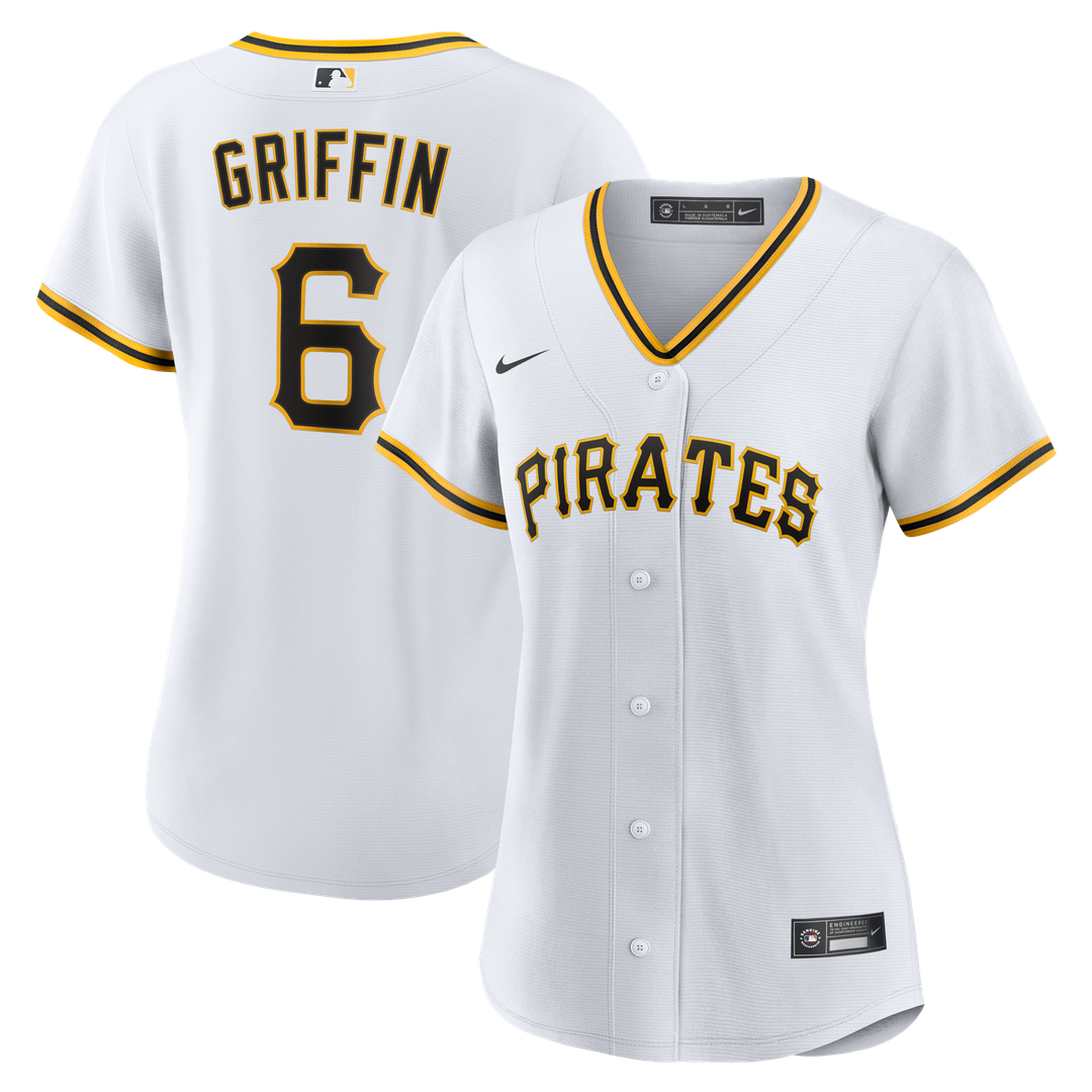 Pittsburgh Pirates Konnor Griffin Women's Home Replica Jersey - White