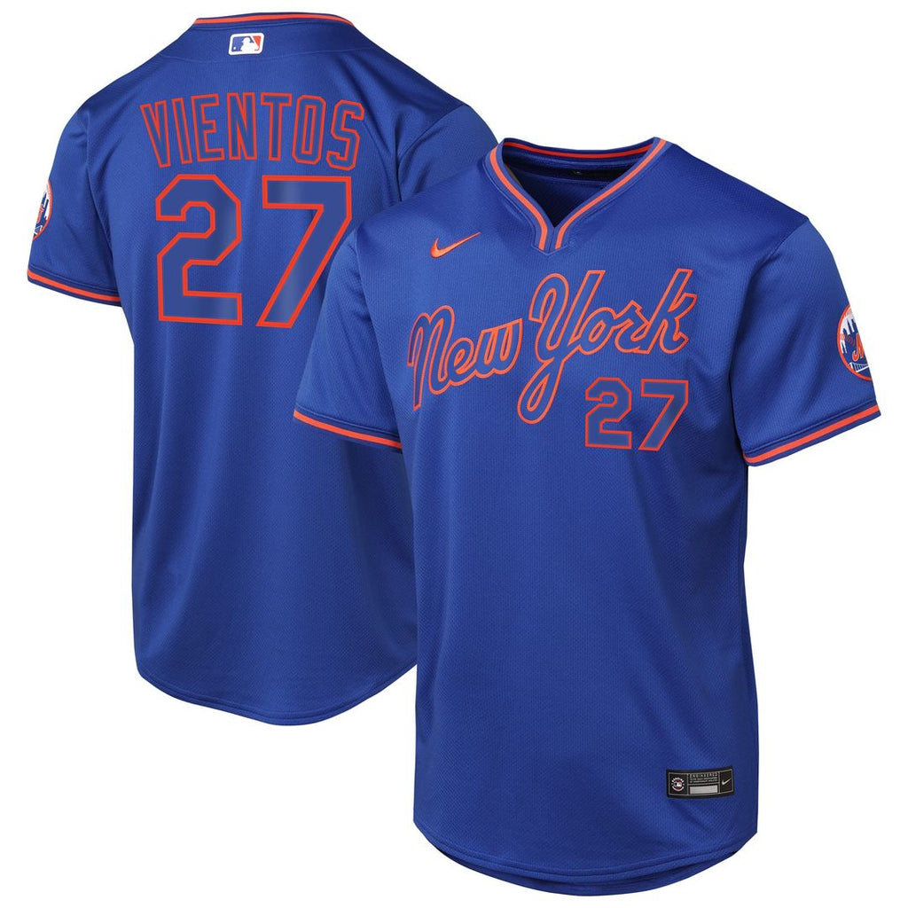 New York Mets Mark Vientos Youth Alternate 2 Limited Jersey - Royal