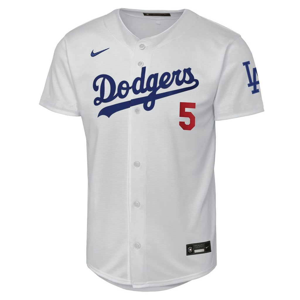 Los Angeles Dodgers Freddie Freeman Youth Home Stadium Jersey - White