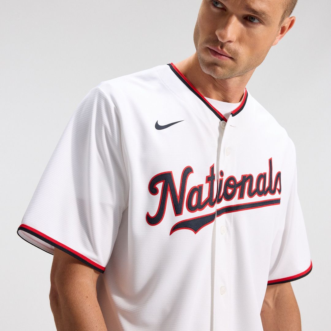 Washington Nationals CJ Abrams Home Replica Jersey - White