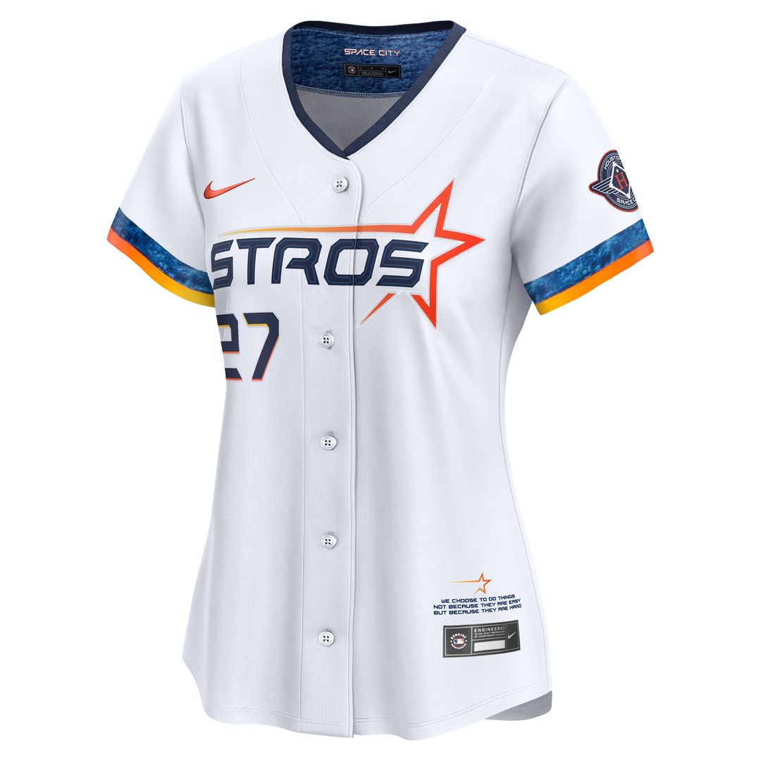 Houston Astros Jose Altuve Women's 2025 City Connect Limited Jersey - White