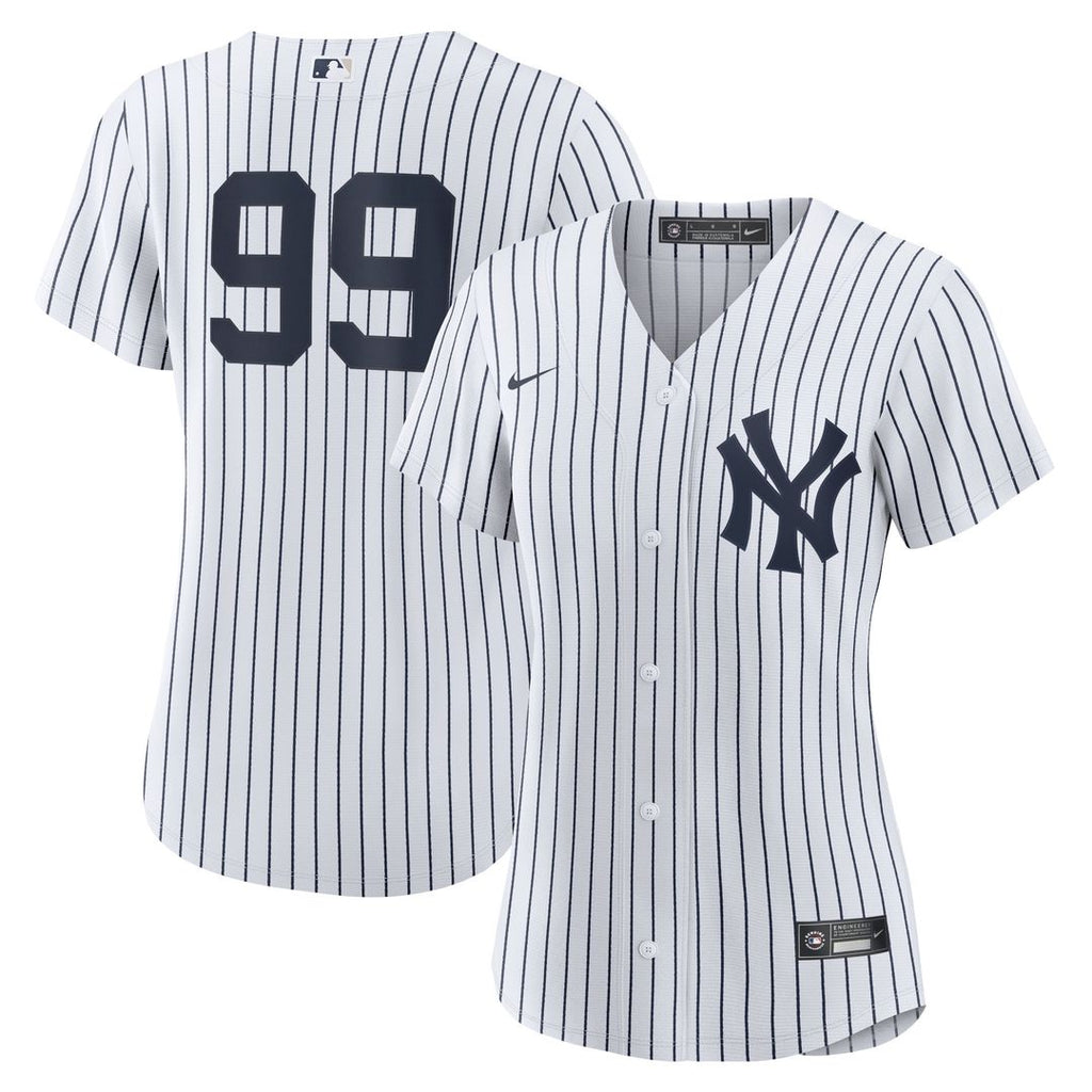 New York Yankees Aaron Judge Women's Home Replica Jersey - White