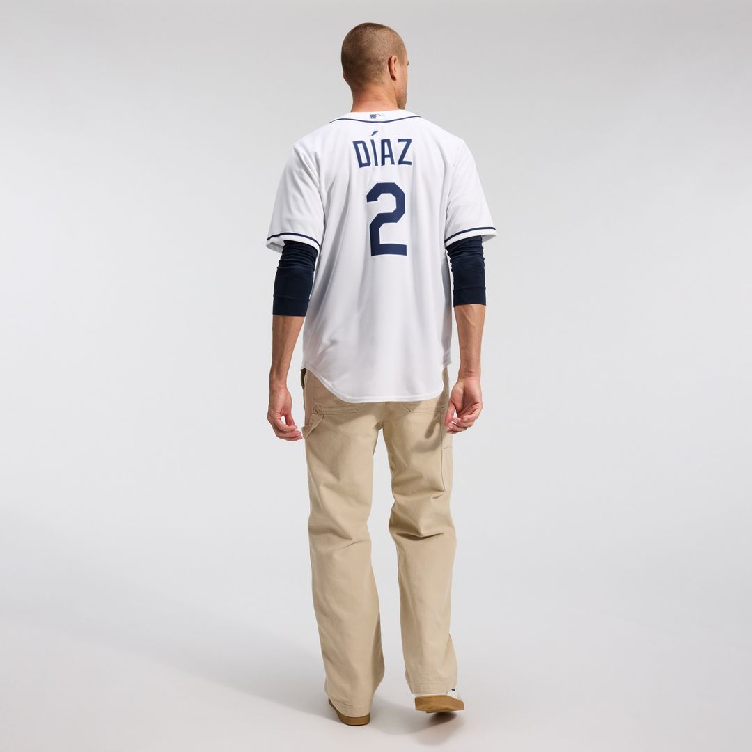Tampa Bay Rays Yandy Díaz Home Replica Jersey - White
