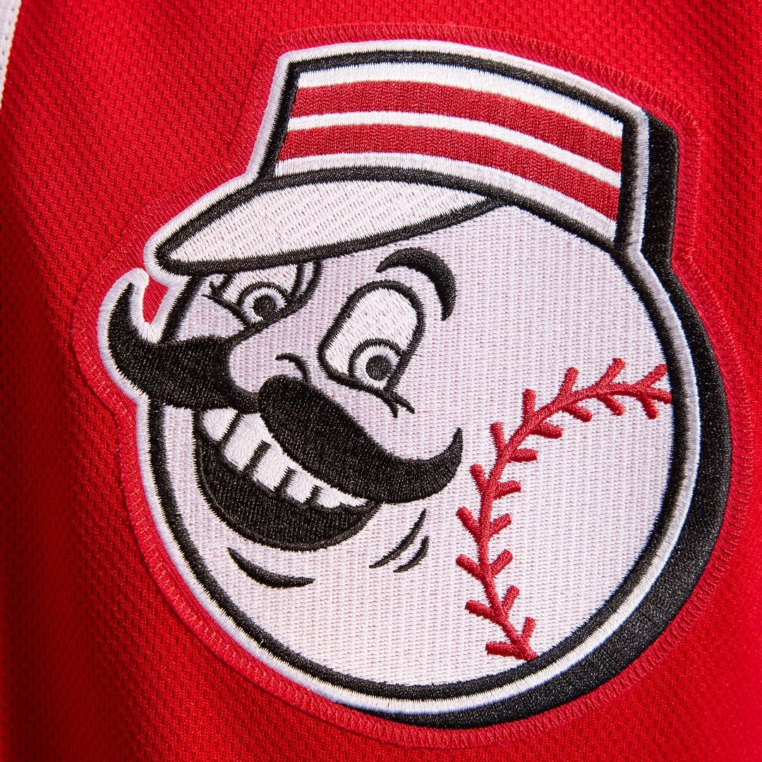 Cincinnati Reds Alternate Authentic Team Logo Jersey - Scarlet