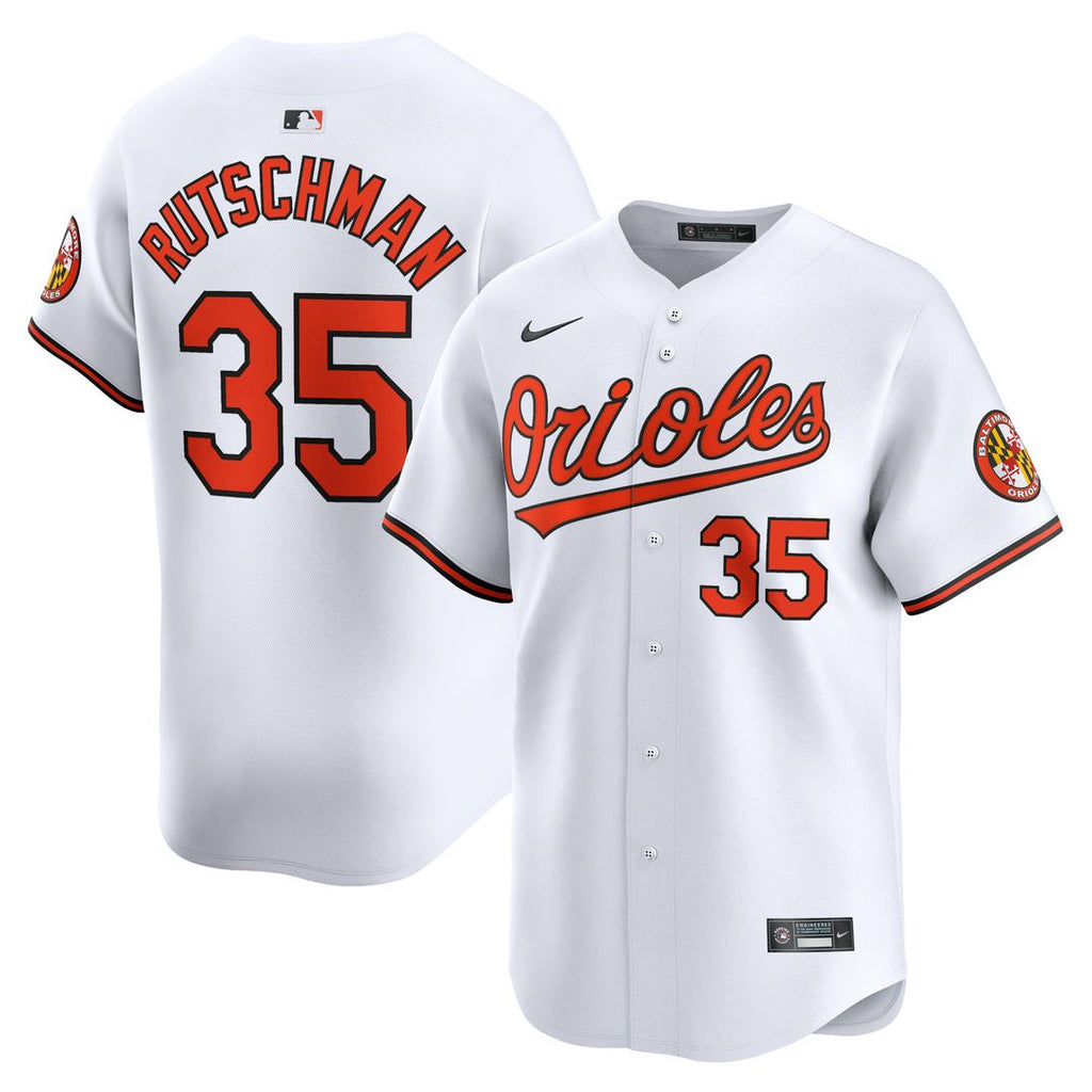 Baltimore Orioles Adley Rutschman Home Limited Jersey - White